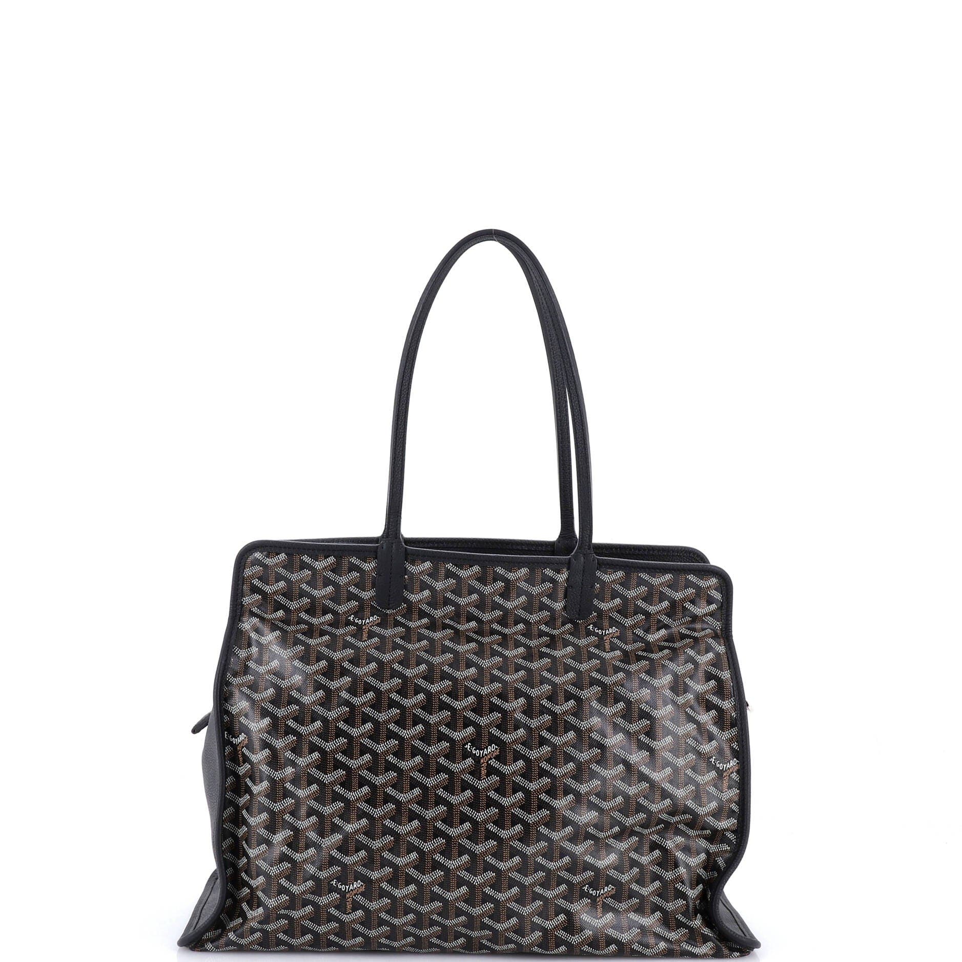 Pre-Owned Goyard Hardy Pet Carrier Coated Canvas PM, Alternate, color, Black