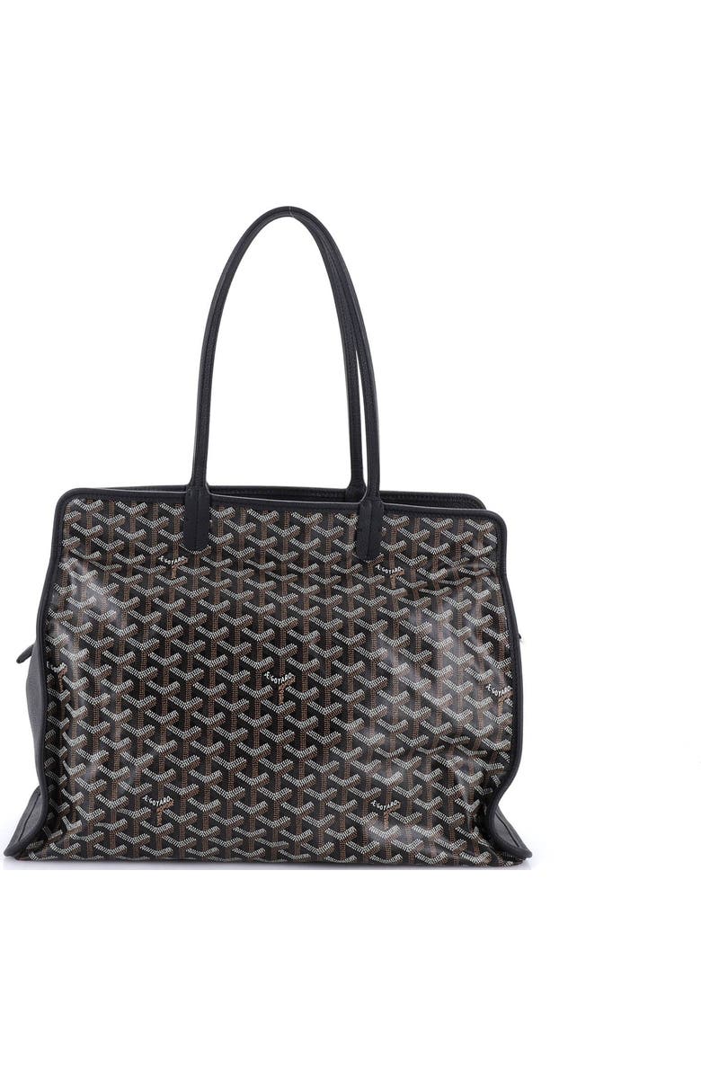 Pre-Owned Goyard Hardy Pet Carrier Coated Canvas PM, Alternate, color, Black