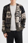 AllSaints Barker Cotton Jacquard Cardigan