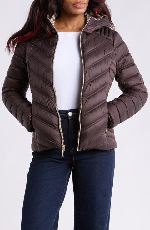 Reversible Short Packable Puffer Jacket