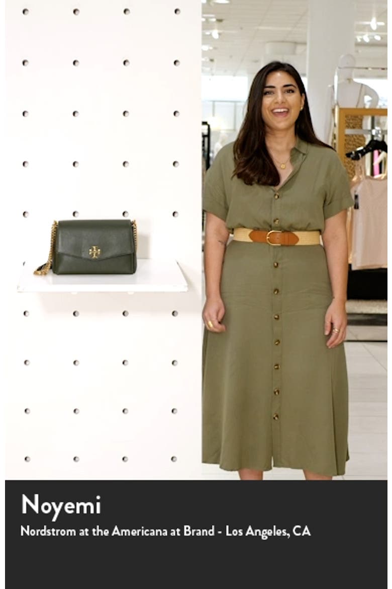Small Kira Leather Convertible Crossbody Bag video