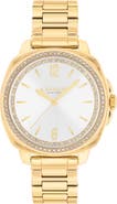 COACH Kitt Crystal Bezel Bracelet Watch, 34mm