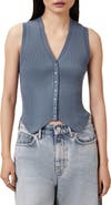 AllSaints Cruz Rib Vest