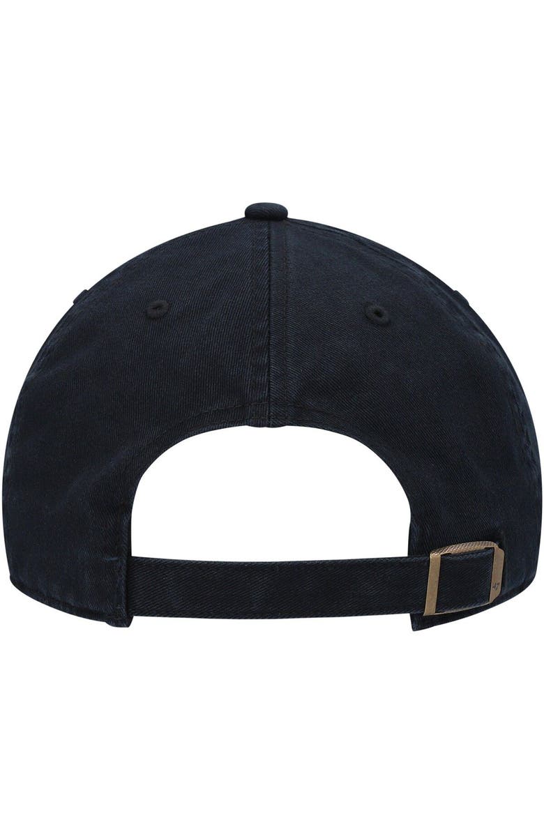 '47 Men's '47 Black Los Angeles Rams Team Tonal Clean Up Adjustable Hat, Alternate, color, 