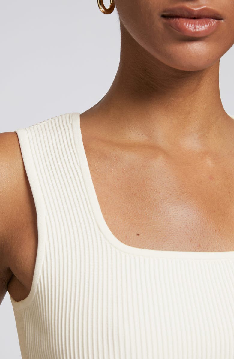 & Other Stories Square Neck Crop Rib Tank, Alternate, color, 