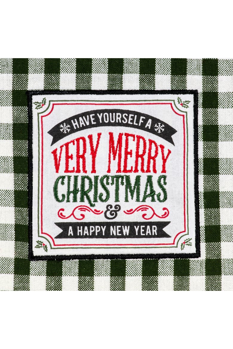 Christmas Embellished Assorted Dishtowels Set/3, Alternate, color, Tree Farm