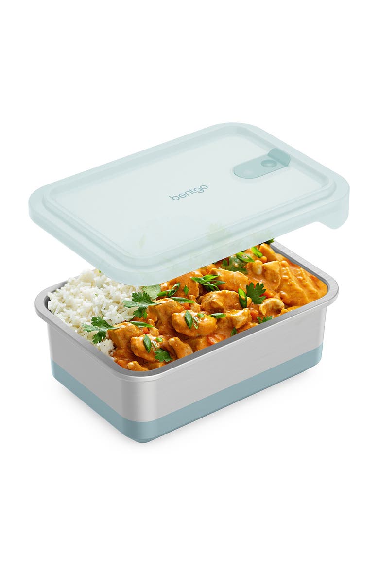 MicroSteel Heat & Eat Container - Lunch Size 3 Cups - Aqua, Alternate, color, AQUA
