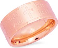 STEELTIME 18K Gold Plate Prayer Ring
