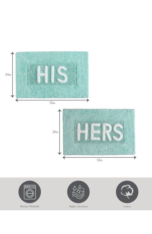 Jean Pierre New York His & Hers Bath Mat Set
