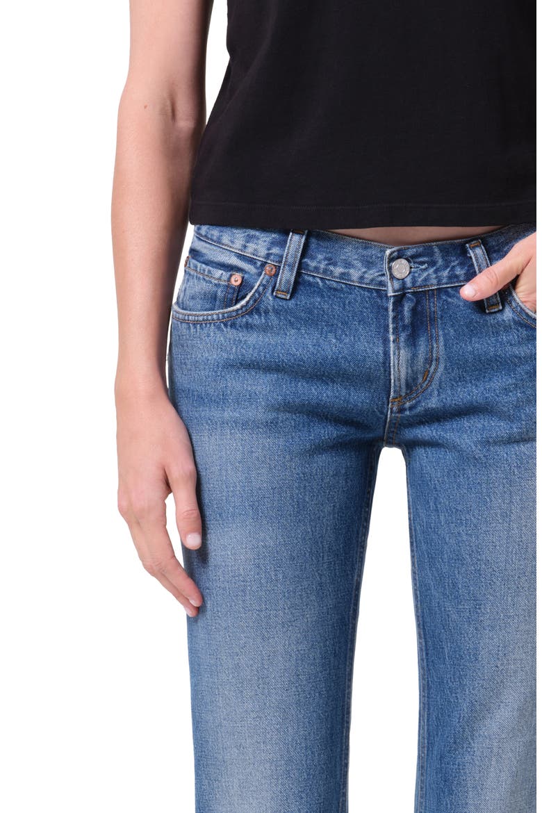 Low Rise Bootcut Jeans, Alternate, color, MARGIN