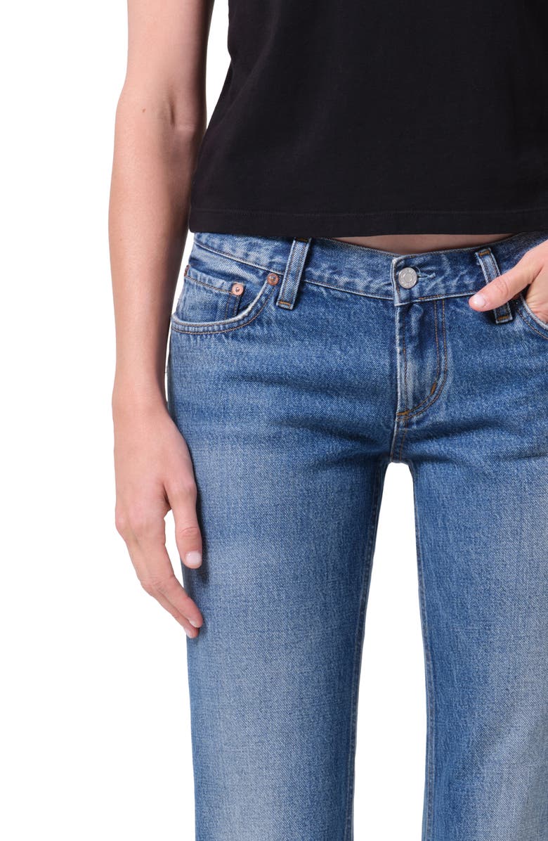 AGOLDE Low Rise Bootcut Jeans, Alternate, color, Margin