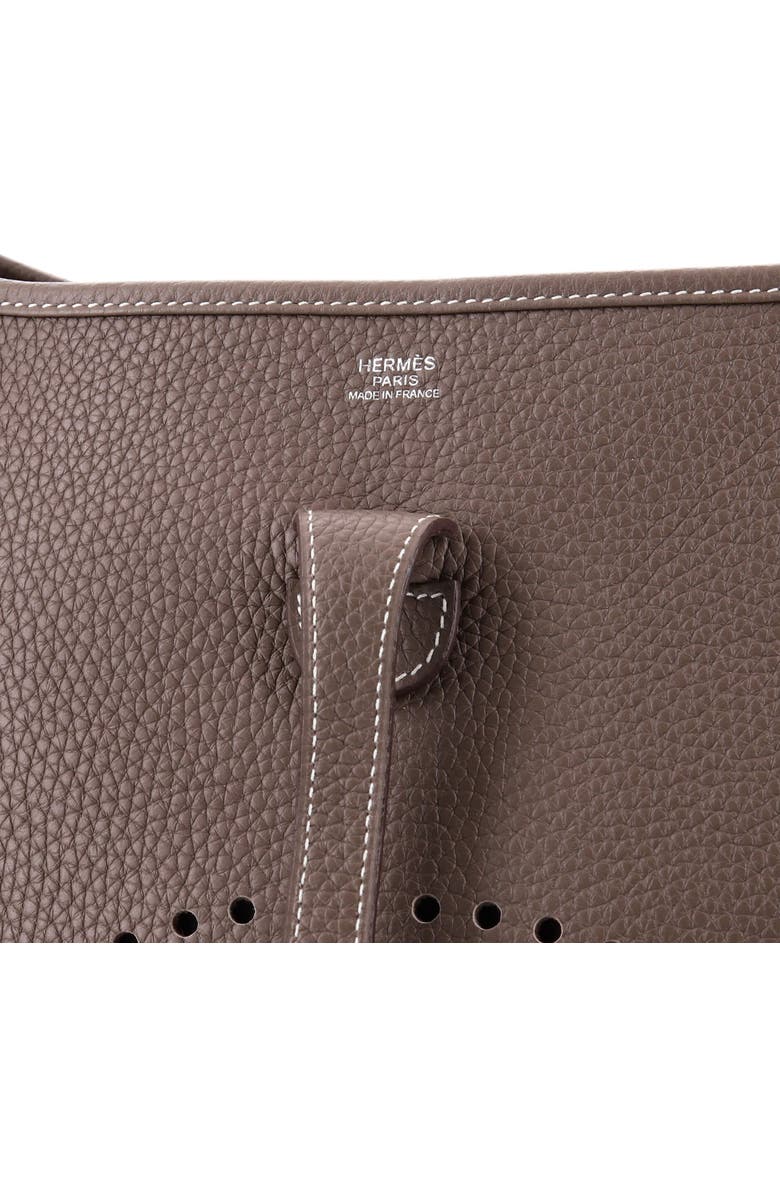 Pre-Owned Hermes Evelyne Bag Gen III Clemence PM, Alternate, color, Etoupe