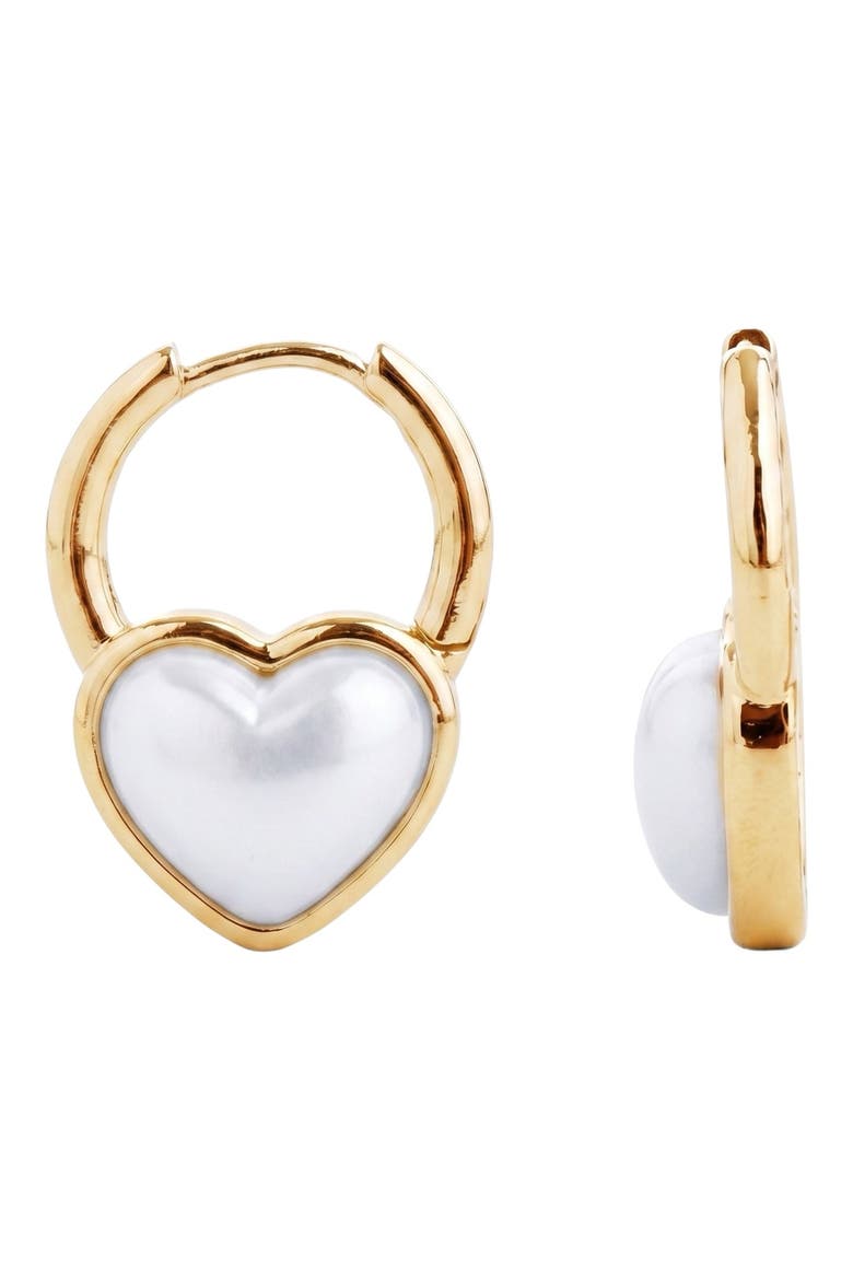 Hira Heart Huggies, Alternate, color, Gold