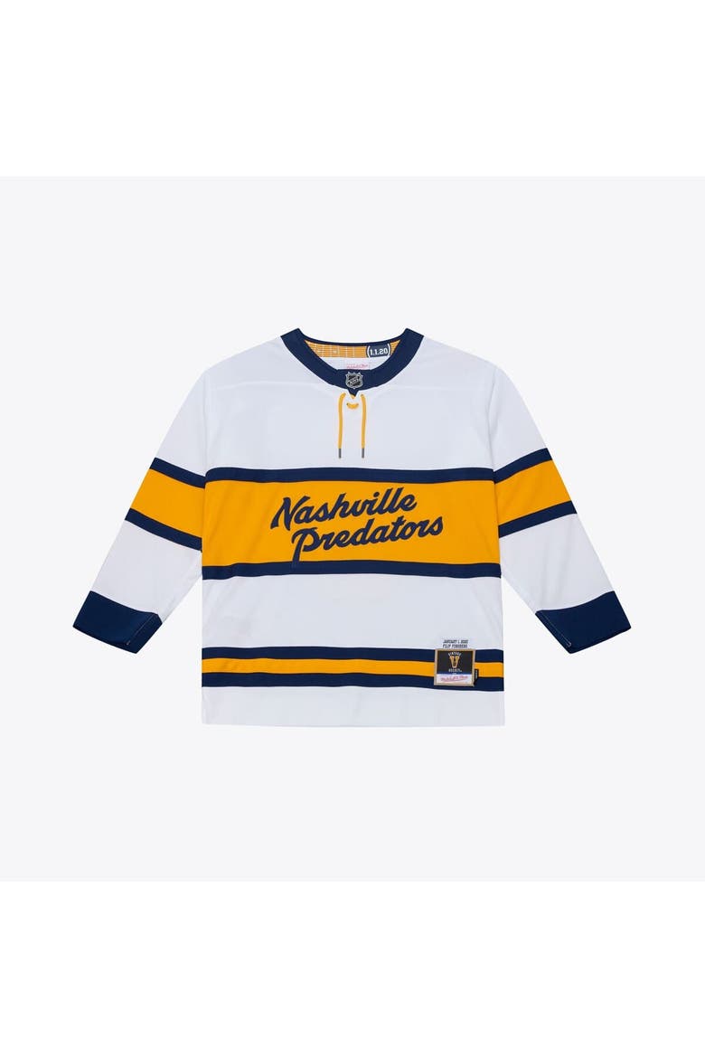 Men's Mitchell & Ness Filip Forsberg White Nashville Predators 2020 Power Play Jersey, Main, color, White