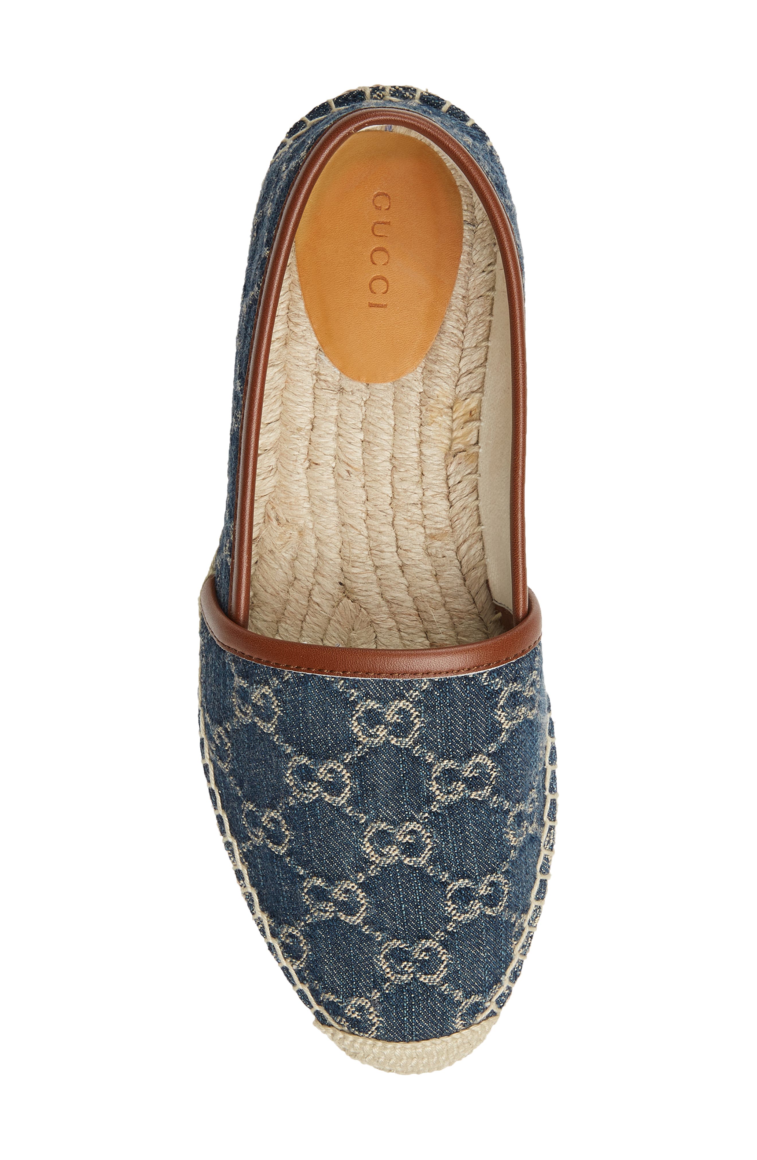 Gucci Pilar Logo Espadrille Flat, Alternate, color, 