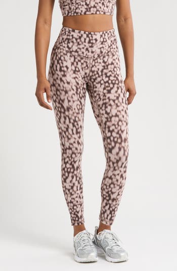 Zella Studio Luxe Print High Waist Pocket 7/8 Leggings