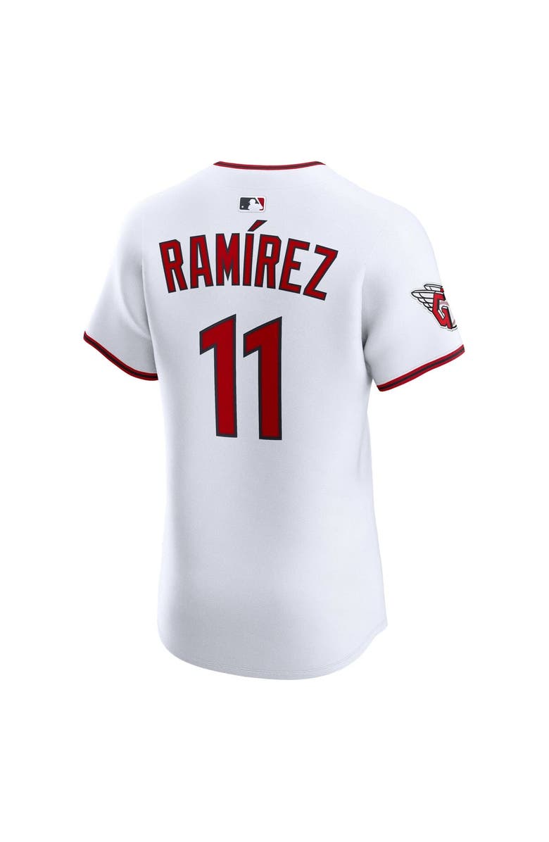 Nike Men's Nike José Ramírez White Cleveland Guardians Home Elite Jersey, Alternate, color, White