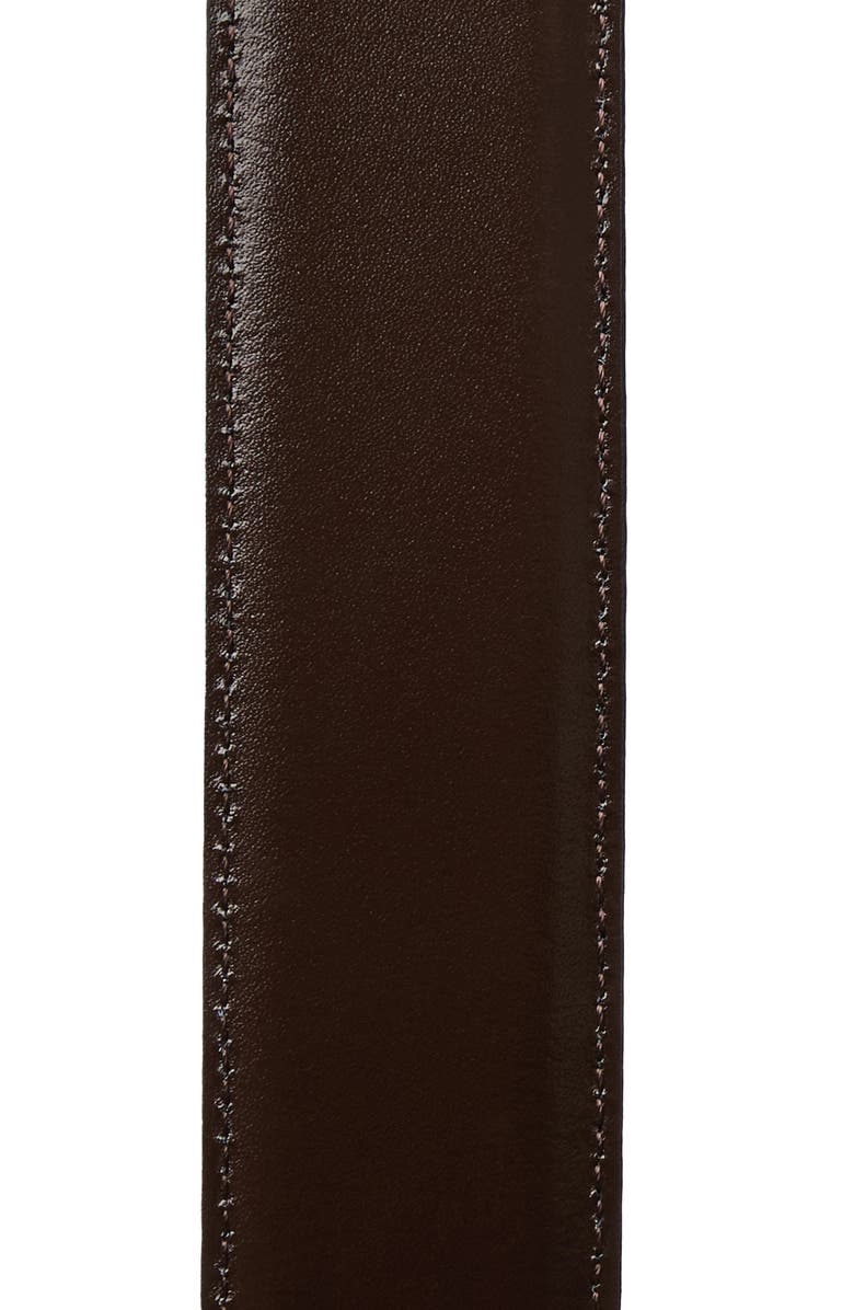 Bruno Magli Luca Leather Belt, Alternate, color, Black/ Dark Brown