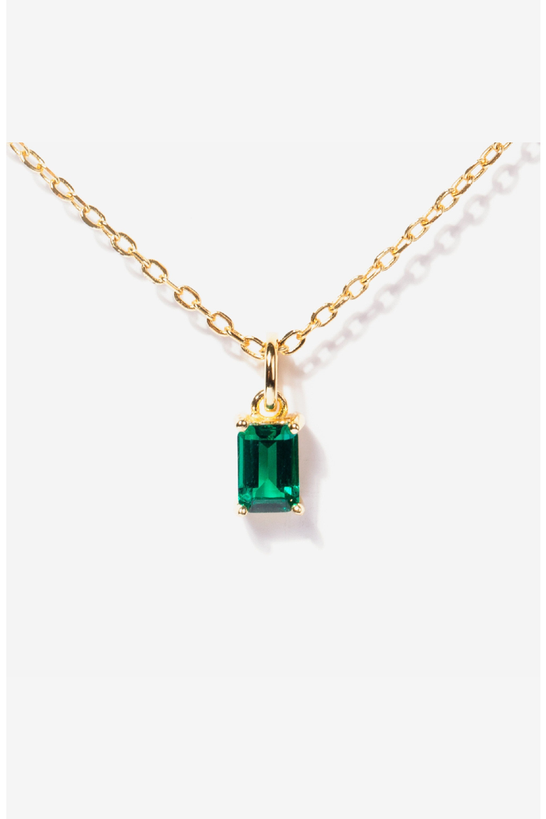 Birthstone Necklace, Main, color, Emerald/May