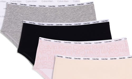Shop Calvin Klein Kids' Assorted 5-pack Hipster Briefs In  Logo Play