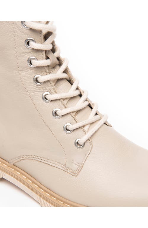 Nerogiardini Clean Calfskin Combat Booties In Sand