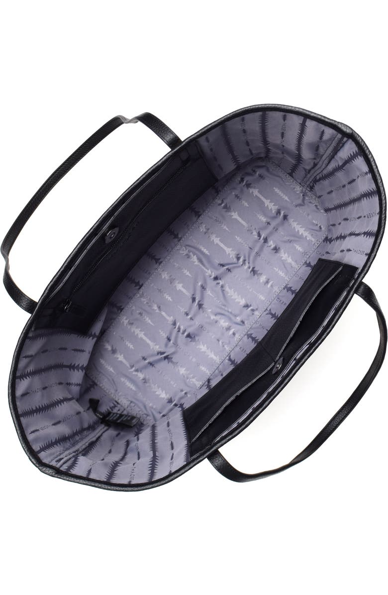 Thacker Kiera Woven Straw Tote, Alternate, color, Natural / Black