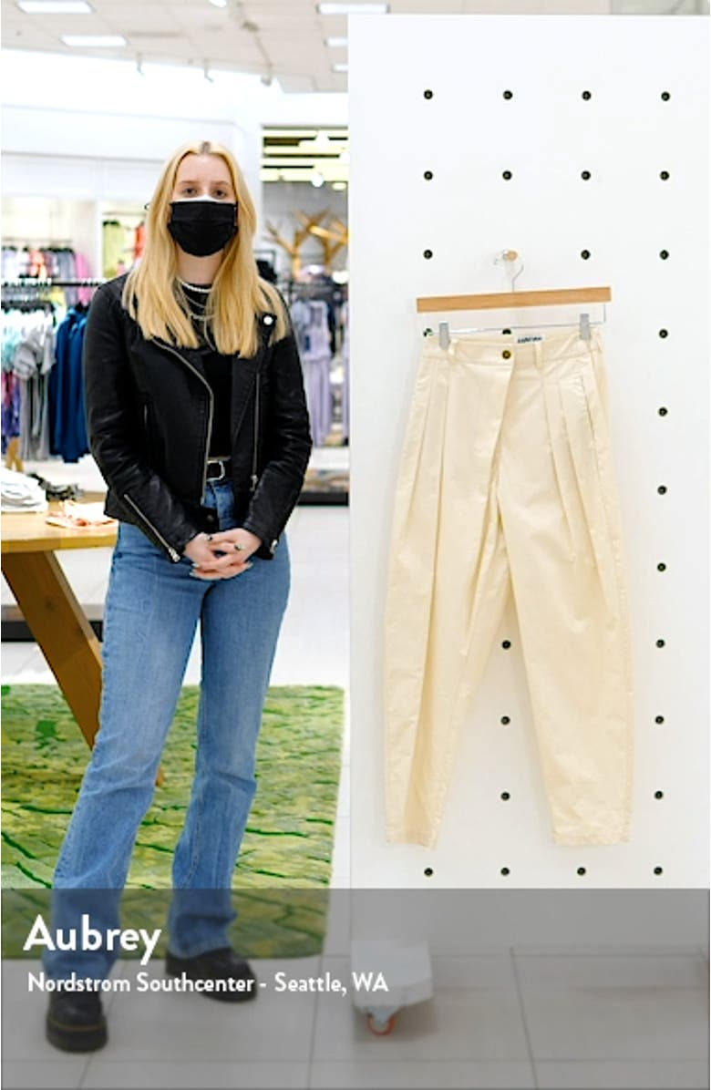 Tapered Cotton Trousers, sales video thumbnail