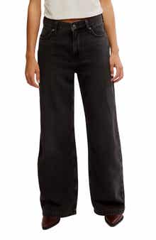 Free People Stride High Waist Wide Leg Jeans