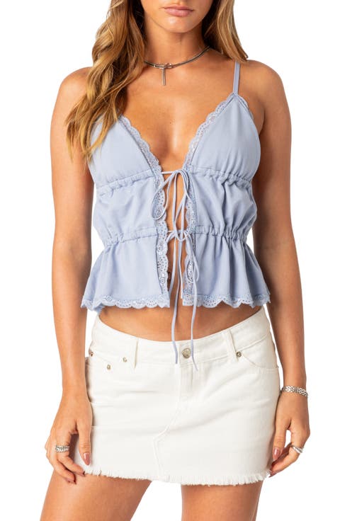 Candace Tie Front Tank Top