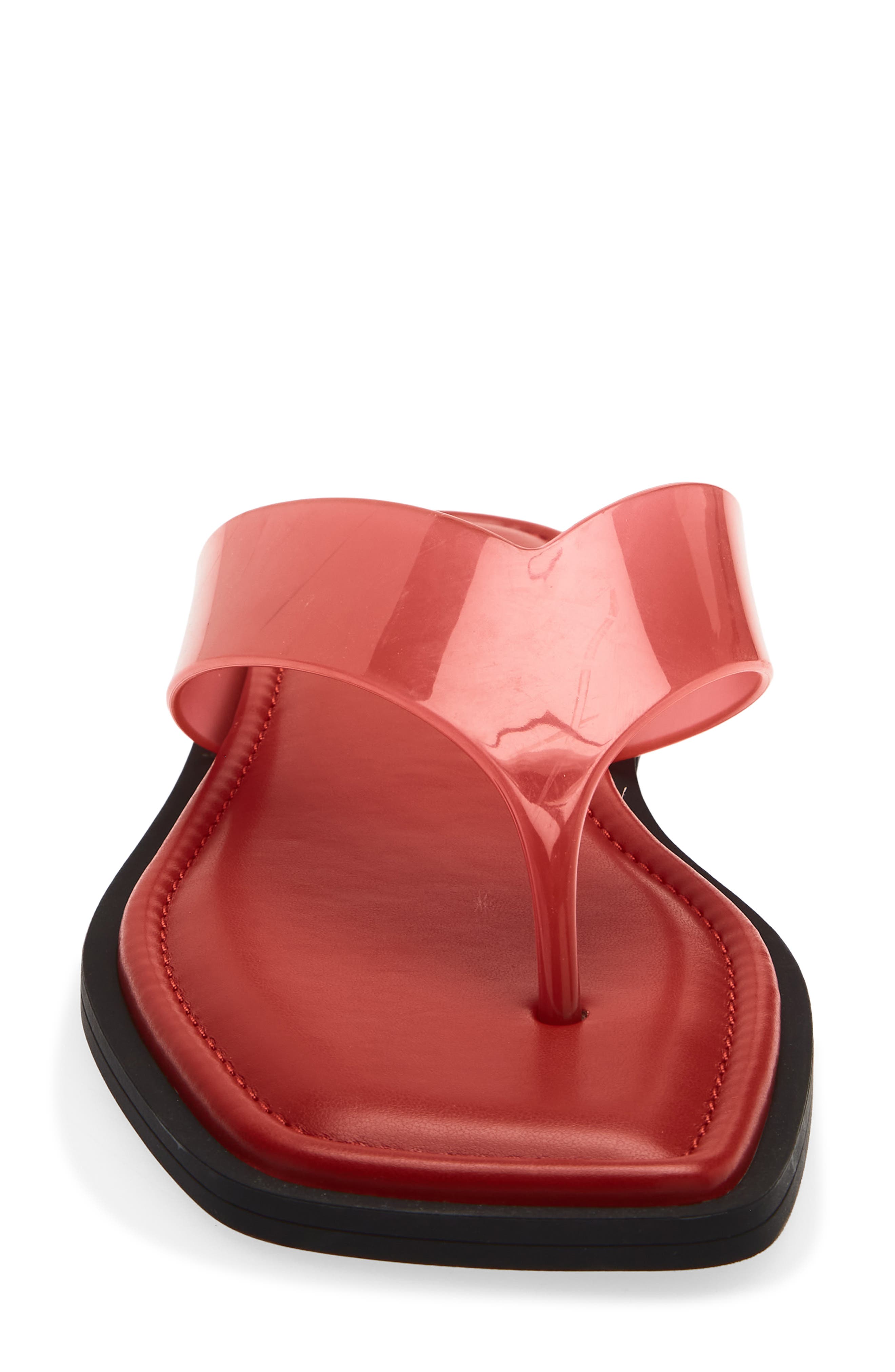 Gracie Jelly Flip Flop, Alternate, color, LAVA