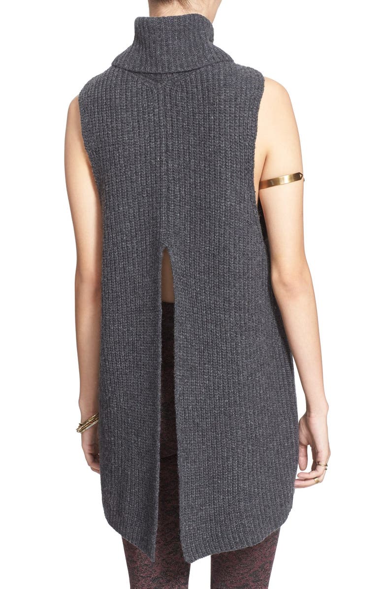 Free People 'Need It Now' Turtleneck Pullover Sweater Vest, Alternate, color, 