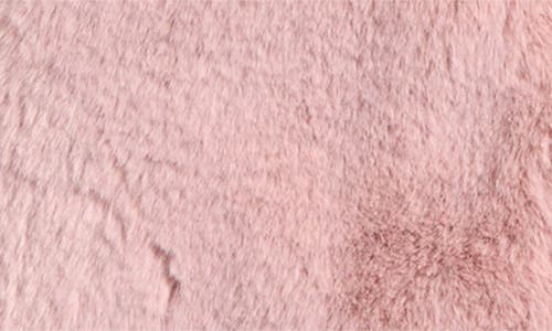 Save The Duck Kids' Flora Reversible Hooded Faux Fur Coat In Pink