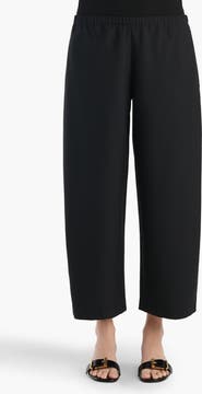 Khaite Roma Rounded Virgin Wool Crop Pants