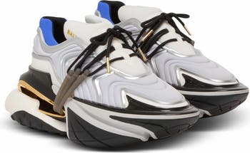【関税＆送料込み】Balmain Unicorn Wave Sneakers In Neopren Unicorn Wave sneakers in neoprene and calfskin - Men | BALMAIN