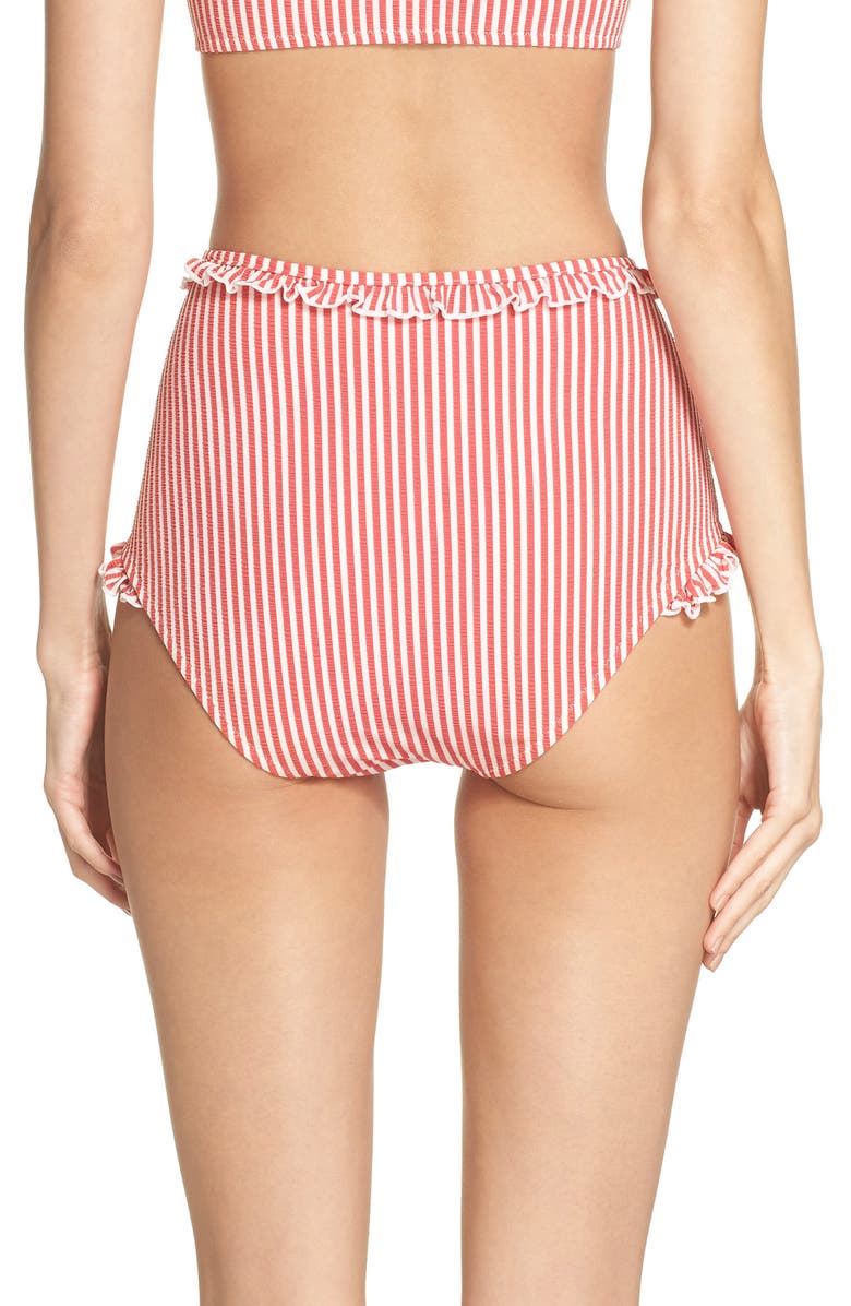 Solid & Striped The Leslie High Waist Bikini Bottoms, Alternate, color, 