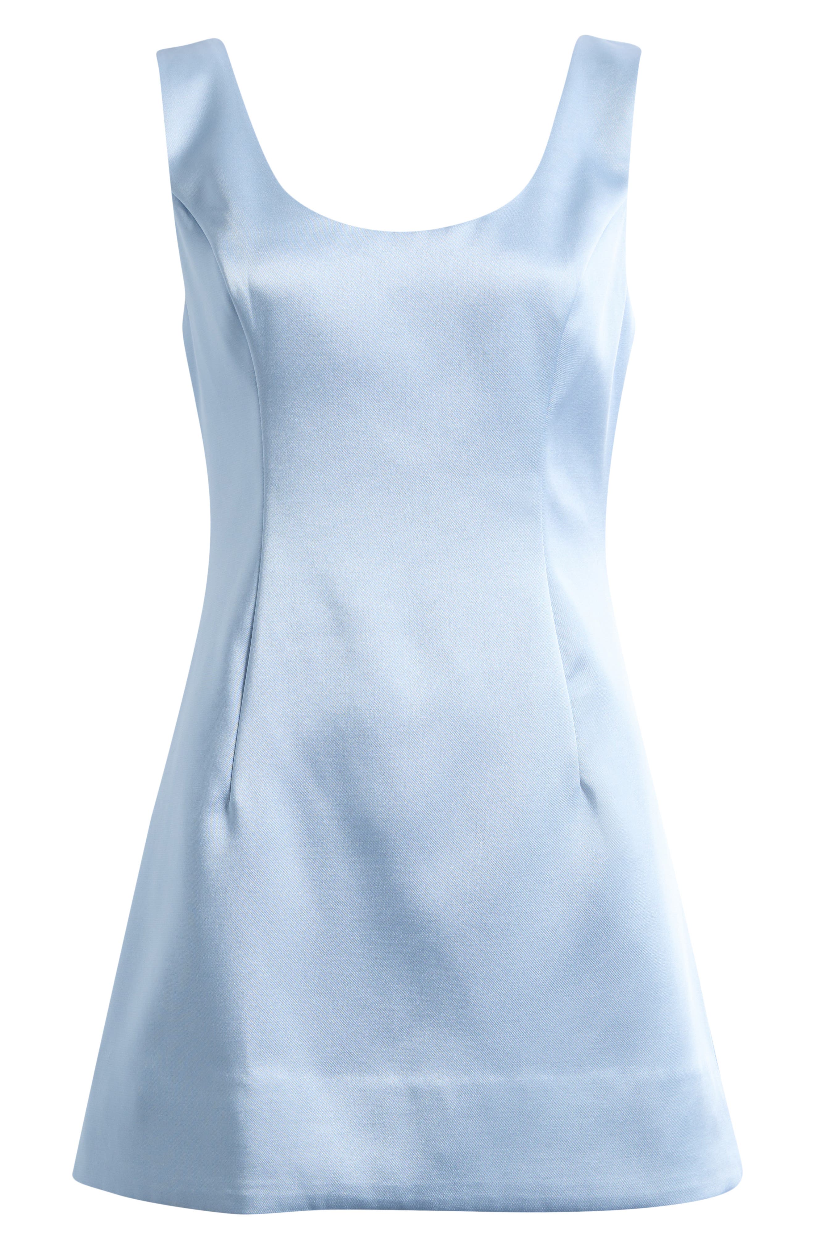 light blue dress francesca's Terry Bow Strap Floral Mini Dress