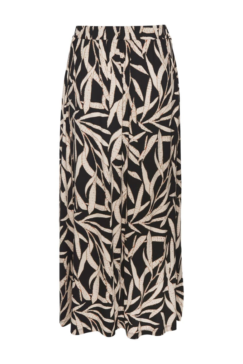 Side Slit Maxi Skirt, Alternate, color, Black & Taupe