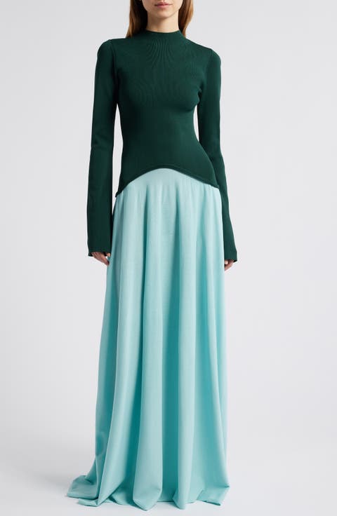The Soglio Long Sleeve Maxi Dress