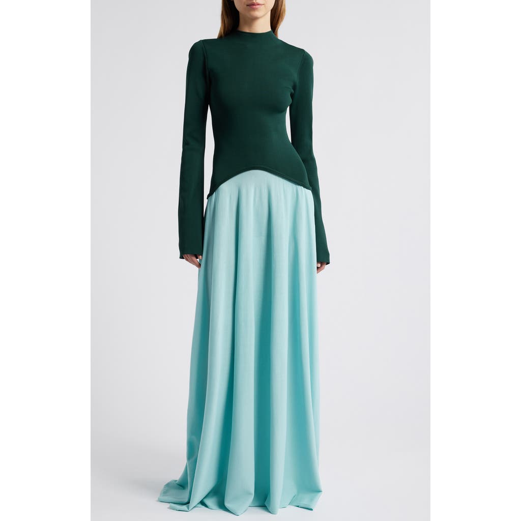Solid & Striped The Soglio Long Sleeve Maxi Dress