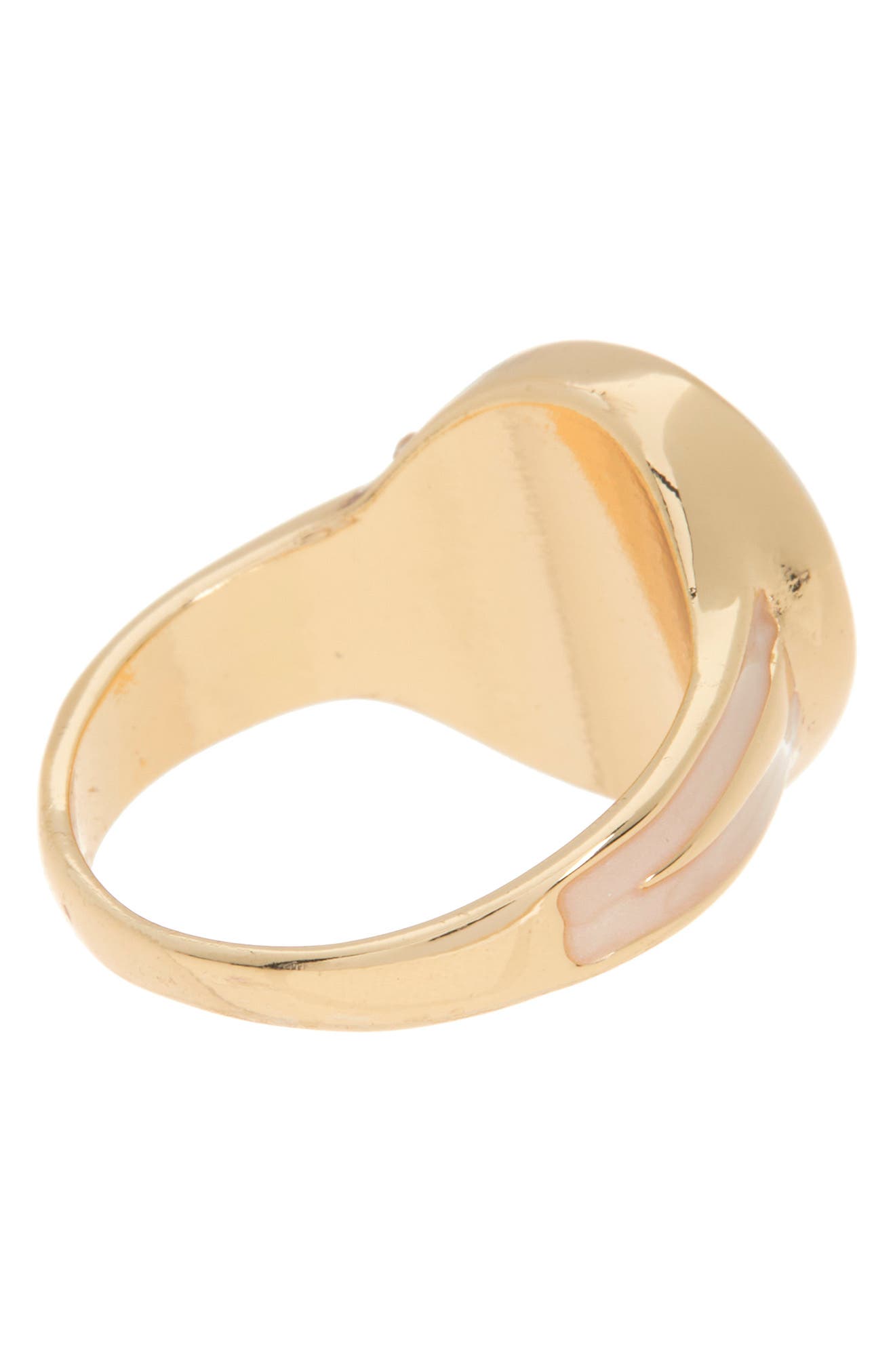 NORDSTROM RACK Statement Ring with Mother Of Pearl Inlay (Women ...