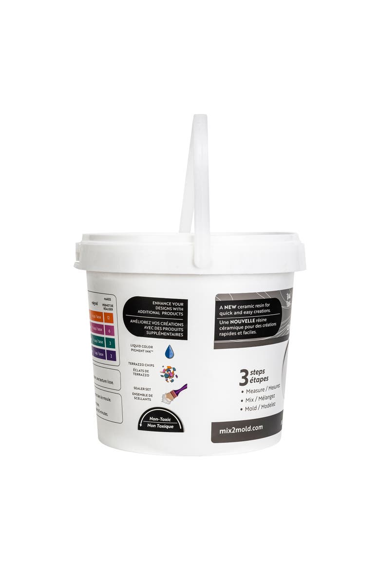 Mix2Mold Ceramic Resin White Powder, Alternate, color, Multicolored