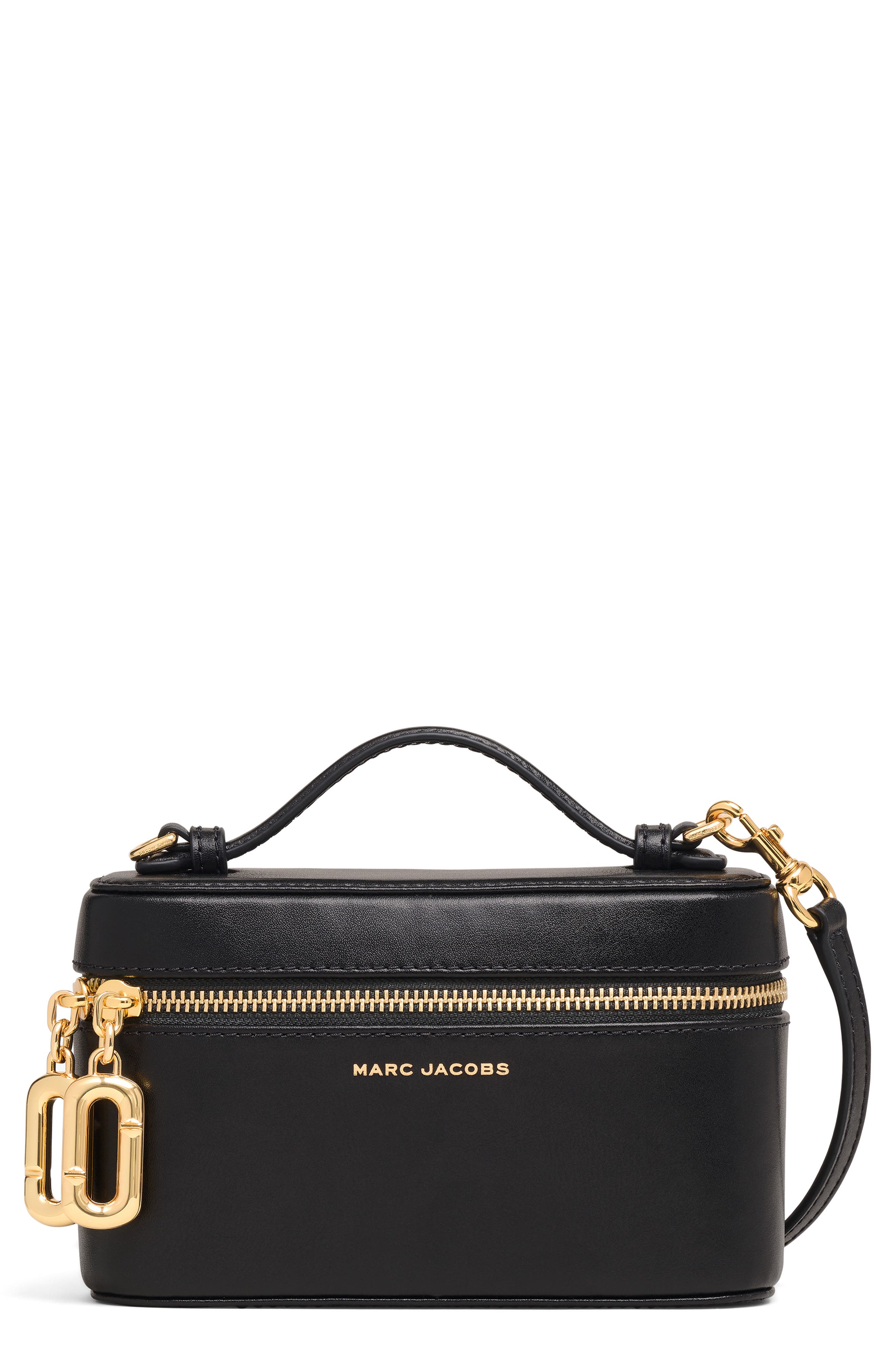 Marc Jacobs The East/West Vanity Bag, Main, color, Black