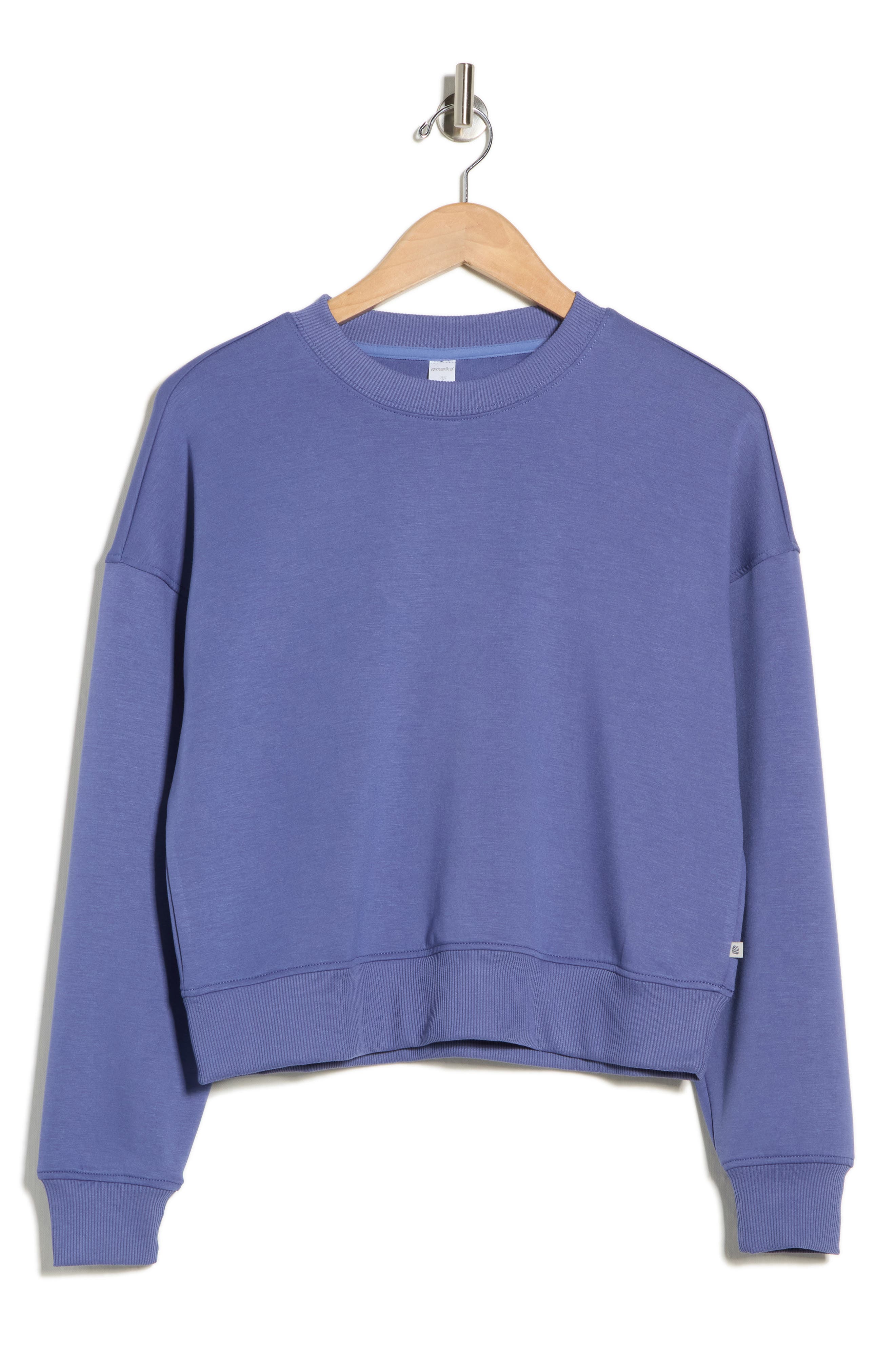 MARIKA Abby Crewneck Crop Sweatshirt