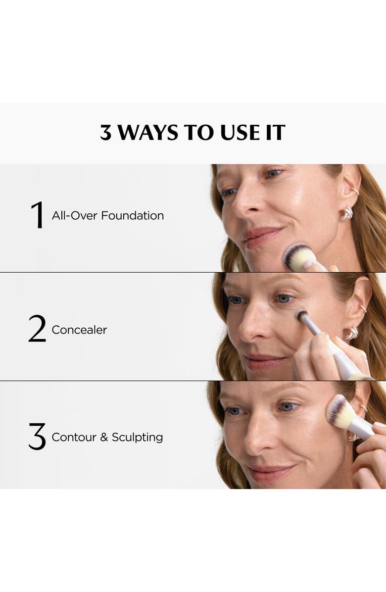IT Cosmetics Heavenly Luxe Dual Airbrush Concealer and Foundation Brush, Alternate, color,