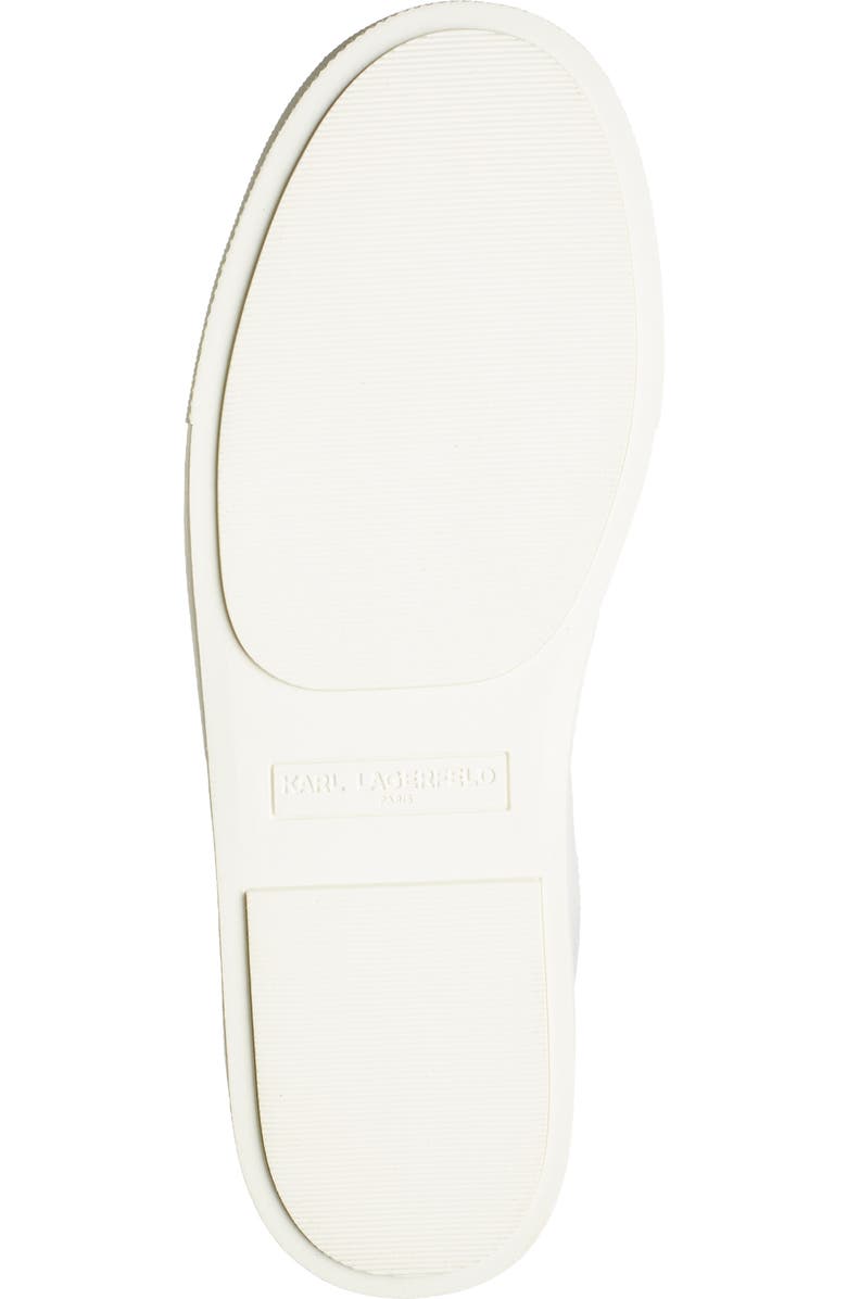 KARL LAGERFELD PARIS Ceci Slip-On Sneaker, Alternate, color, Bright White/ Black