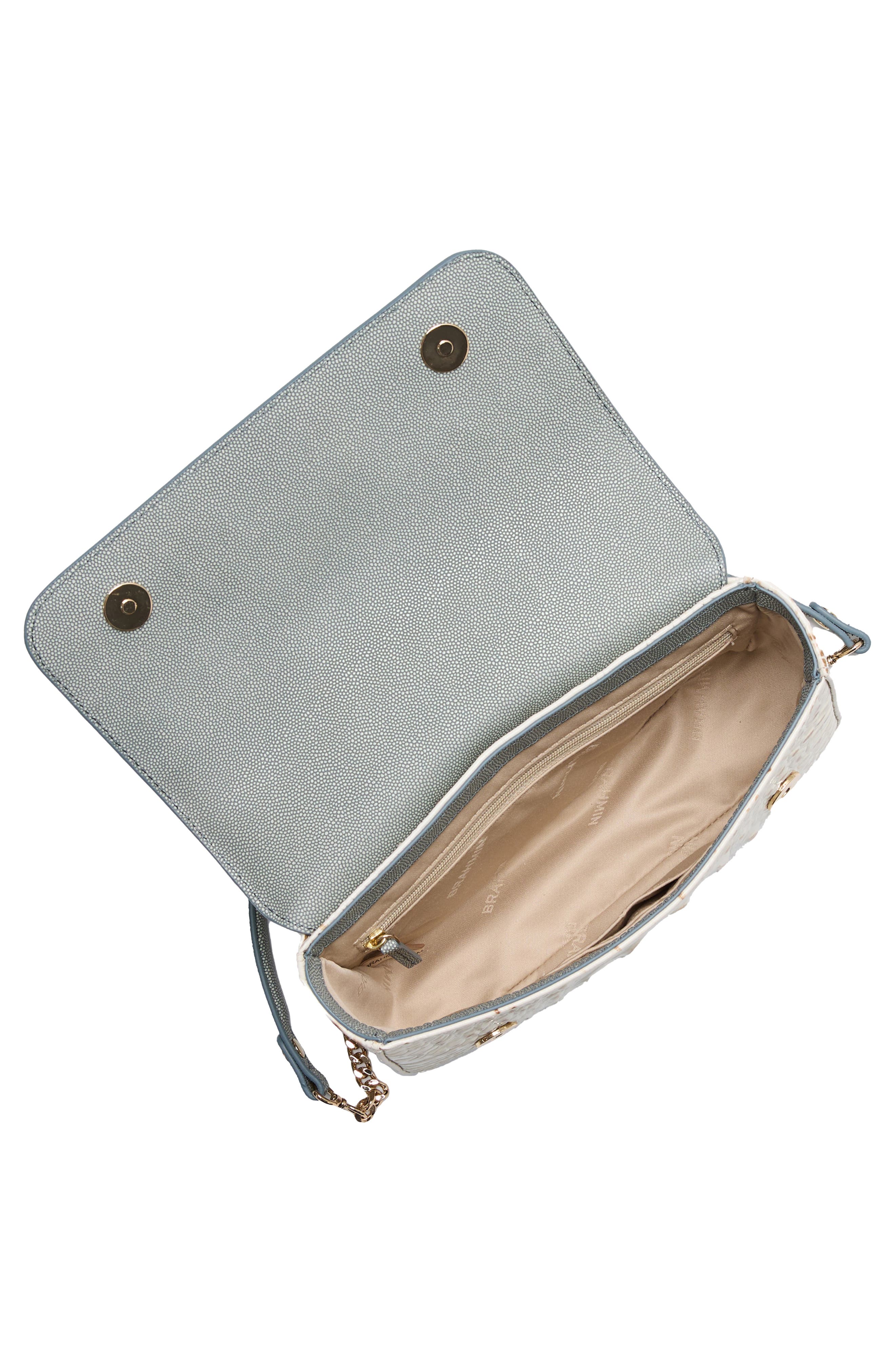 Brahmin Rosa Embossed Leather Crossbody Bag, Alternate, color, 