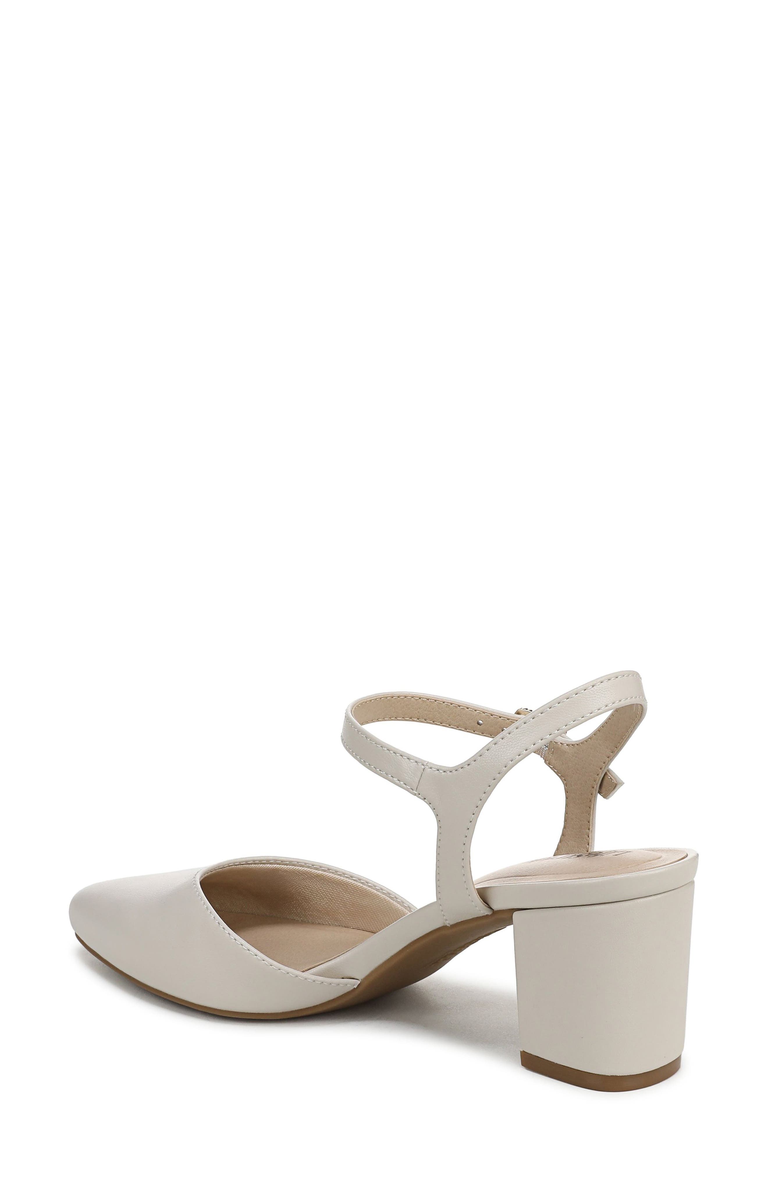 Amaryllis Ankle Strap Pump, Alternate, color, BONE