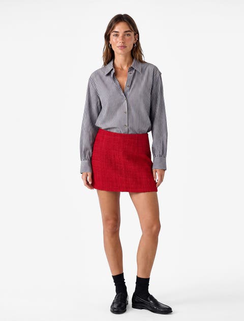Tweed Mini Skirt