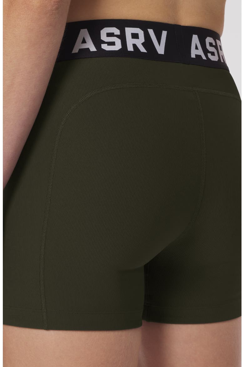 Lycra Ribbed Short, Alternate, color, Olive