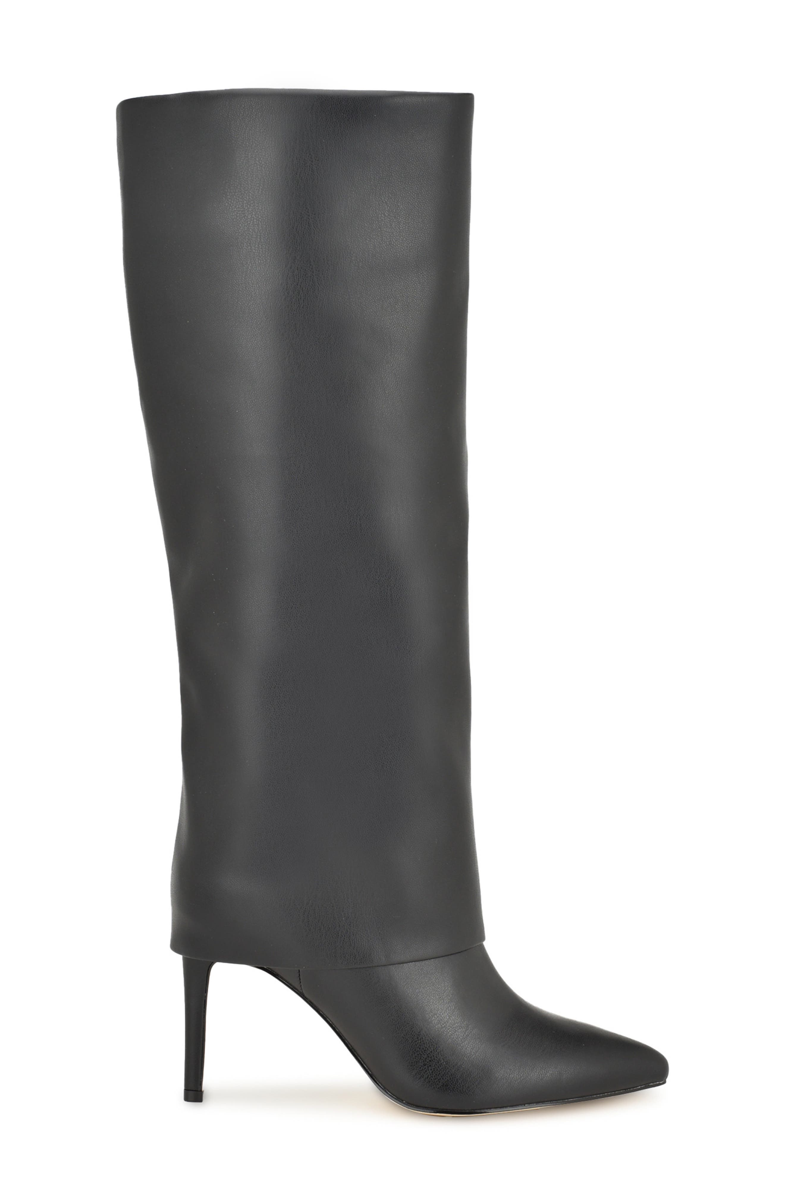 Nine West Radish Foldover Pointed Toe Knee High Boot, Alternate, color, 